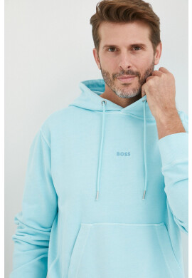 Boss Orange Памучен суичър BOSS BOSS CASUAL в сиво с апликация - Pepit.bg