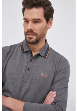 Boss Памучна блуза с дълги ръкави Athleisure - Pepit.bg