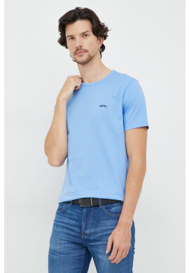 Boss Памучна тениска Athleisure с изчистен дизайн - Pepit.bg