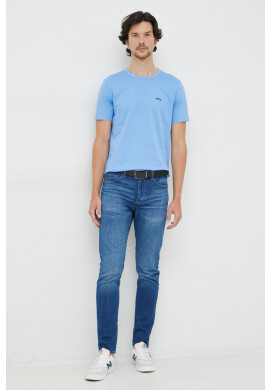 Boss Памучна тениска Athleisure с изчистен дизайн - Pepit.bg