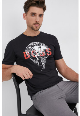 Boss Памучна тениска Casual - Pepit.bg