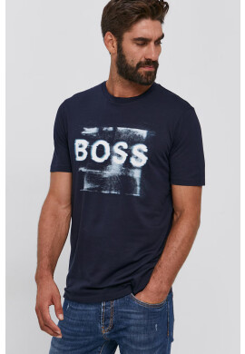 Boss Памучна тениска Casual - Pepit.bg