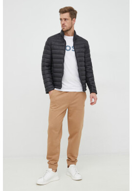 Boss Orange Памучна тениска BOSS Boss Casual в бяло с принт - Pepit.bg