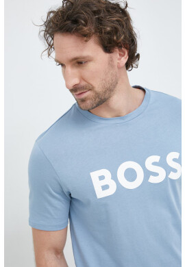 Boss Orange Памучна тениска BOSS Boss Casual с принт - Pepit.bg