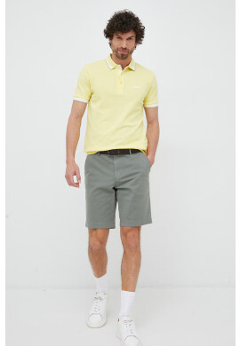 Boss Памучна тениска с яка ATHLEISURE - Pepit.bg
