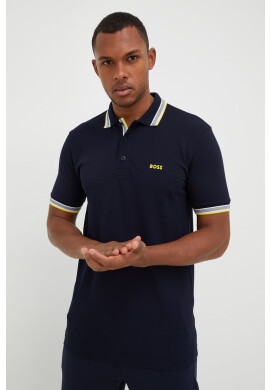 Boss Green Памучна тениска с яка BOSS Boss Athleisure - Pepit.bg