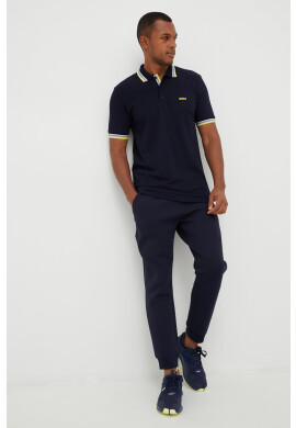 Boss Green Памучна тениска с яка BOSS Boss Athleisure - Pepit.bg