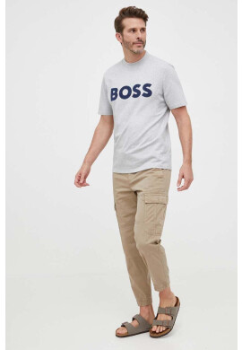 Boss Orange Панталон BOSS в бежово с кройка тип карго - Pepit.bg