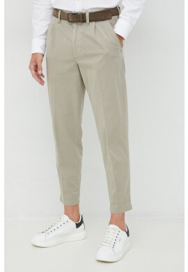 Boss Orange Панталони BOSS Boss Casual в сиво с кройка по тялото - Pepit.bg