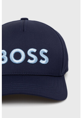 Boss Шапка в тъмносиньо с апликация - Pepit.bg