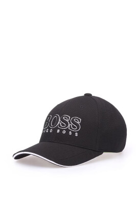 Boss Green Шапка Boss в черно с апликация - Pepit.bg