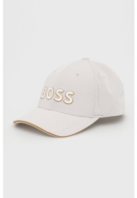 Boss Green Шапка BOSS Boss Athleisure в бежово с апликация - Pepit.bg