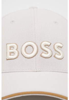 Boss Green Шапка BOSS Boss Athleisure в бежово с апликация - Pepit.bg