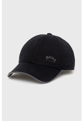 Boss Green Шапка Boss Boss Athleisure в тъмносиньо с изчистен дизайн - Pepit.bg