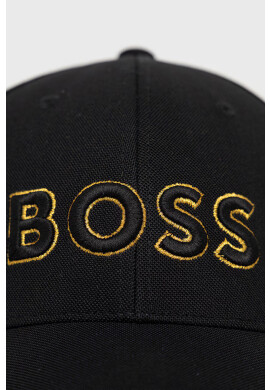 Boss Green Шапка BOSS Boss Athleisure в черно с апликация - Pepit.bg