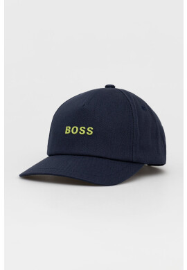 Boss Orange Шапка Boss в тъмносиньо с апликация - Pepit.bg