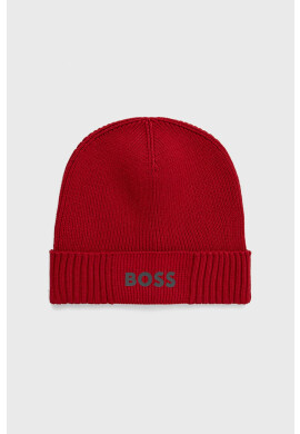 Boss Green Шапка с вълна BOSS Boss Athleisure в червено - Pepit.bg