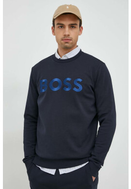 Boss Green Спортен панталон BOSS в тъмносиньо с апликация - Pepit.bg