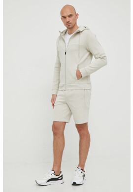 Boss Суичър Athleisure в бежово с принт - Pepit.bg