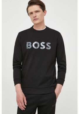 Boss Green Суичър BOSS в черно с принт - Pepit.bg