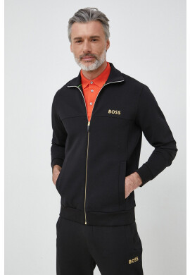 Boss Green Суичър BOSS в черно с апликация - Pepit.bg
