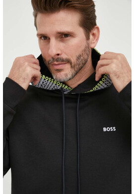 Boss Green Суичър BOSS в черно с качулка с апликация - Pepit.bg