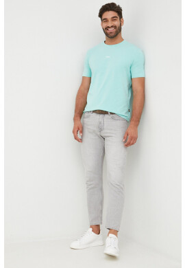 Boss Orange Тениска BOSS Casual в бежово с изчистен дизайн - Pepit.bg