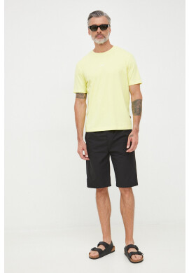 Boss Orange Тениска BOSS Casual мъжка в черно с изчистен дизайн - Pepit.bg