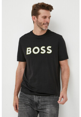 Boss Green Тениска BOSS в черно с принт - Pepit.bg