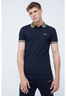 Boss Тениска с яка Athleisure - Pepit.bg