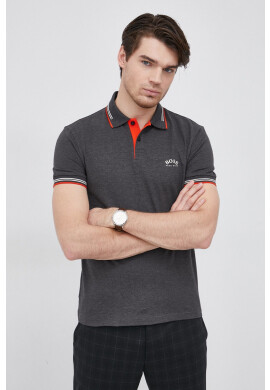 Boss Тениска с яка Athleisure - Pepit.bg