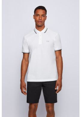 Boss Тениска с яка Athleisure - Pepit.bg