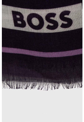 Boss Тънък шал с вълна - Pepit.bg
