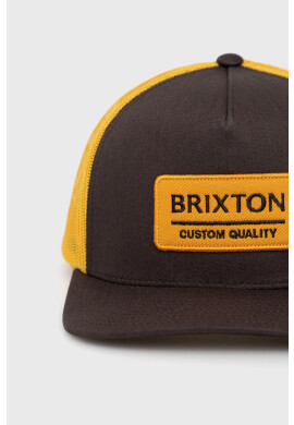 Brixton Шапка в кафяво с апликация - Pepit.bg