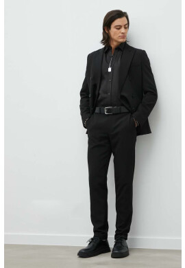 Bruuns Bazaar Сако Karlsus Double Blazer в черно - Pepit.bg