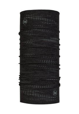 Buff Кръгъл шал Dryflx Solid в черно с десен - Pepit.bg