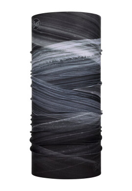 Buff Кръгъл шал Speed Graphite в черно с десен - Pepit.bg