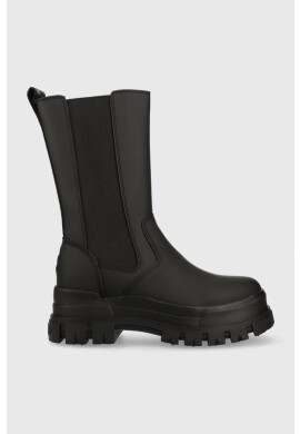 Buffalo Боти челси Aspha Clf Rain Chelsea Hi в черно с платформа 1622167.BLK - Pepit.bg