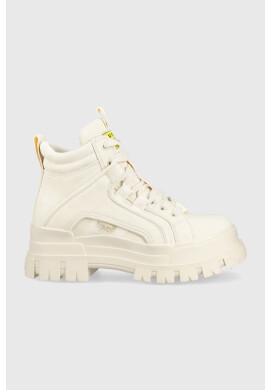 Buffalo Обувки Aspha NC Mid Laceup в бежово с платформа - Pepit.bg