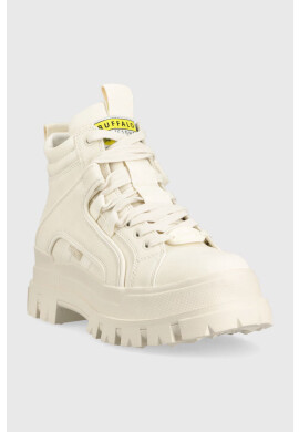 Buffalo Обувки Aspha NC Mid Laceup в бежово с платформа - Pepit.bg