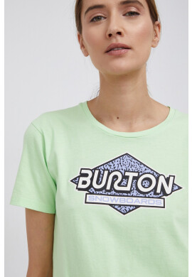 Burton Памучна тениска в розово - Pepit.bg