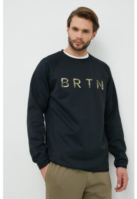 Burton Спортен суичър Crown в черно с апликация - Pepit.bg
