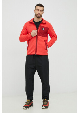 Burton Спортен суичър Hearth в червено с десен - Pepit.bg