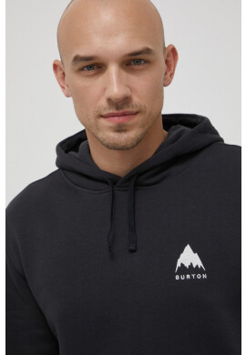 Burton Суичър мъжка в черно с апликация - Pepit.bg