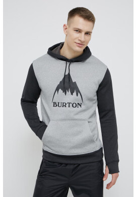 Burton Суичър мъжки в меланж на сиво - Pepit.bg