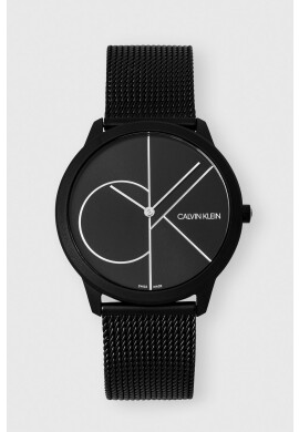 Calvin Klein Часовник мъжки в черно - Pepit.bg