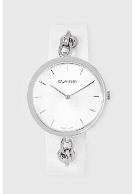 Calvin Klein Часовник дамски в бяло - Pepit.bg