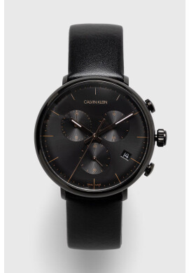 Calvin Klein Часовник мъжки в черно - Pepit.bg
