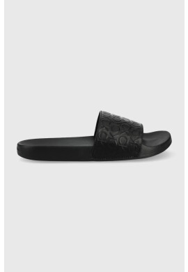Calvin Klein Чехли мъжко в черно - Pepit.bg