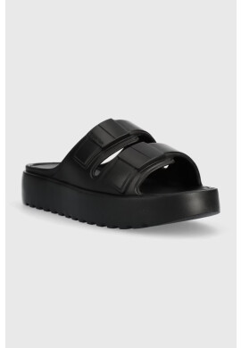 Calvin Klein Чехли DOUBLE STRAP SLIPPER в черно HM0HM00967 - Pepit.bg